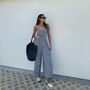 Brand new Gingham jumpsuit